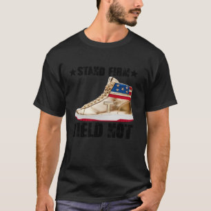 Stand Firm Yield Not Donald Trump Sneakers T Shirt Tシャツ