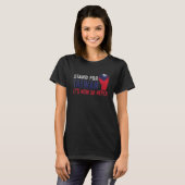 Stand For Taiwan  with Taiwanese Flag Support Taiw Tシャツ (正面フル)