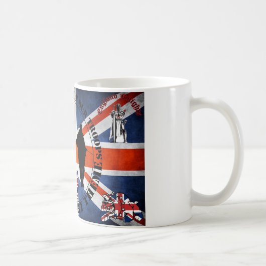 Stand in front of our Troops コーヒーマグカップ (右)