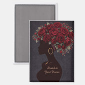 Stand in Your Power Inspirational Magnet マグネット (正面/裏面)