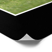 "STAND OUT"ホワイトRAVENSフォトやる気を起こさせるプリント ポスター (角)