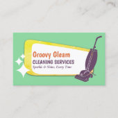 Stand Out Retro Vacuum Professional Cleaning 名刺 (正面)