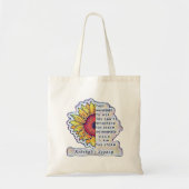 Stand Tall, Be The Storm Tote Bag トートバッグ (正面)