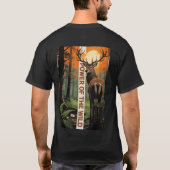 Stand Tall Deer Nature Wilderness Shirt Tシャツ (裏面)