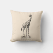 Stand Tall Graceful Giraffe クッション (正面)