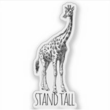 Stand Tall Graceful Giraffe