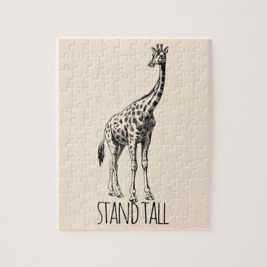 Stand Tall Graceful Giraffe ジグソーパズル (縦)