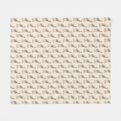 Stand Tall Graceful Giraffe フリースブランケット (正面(横))