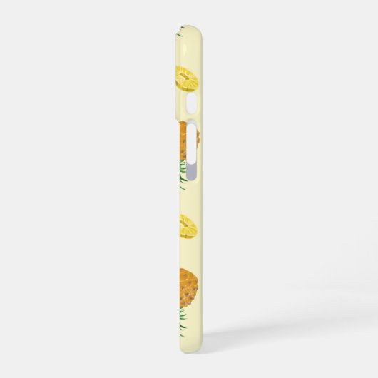 Stand Tall, Stay Sweet Pineapple pattern iPhone 16ケース (左側面)