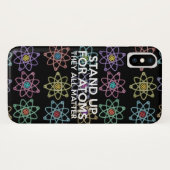 STAND UP FOR ATOMS 科学 Case-Mate iPhoneケース (裏面(横))