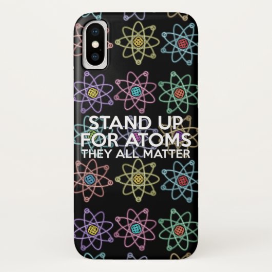 STAND UP FOR ATOMS 科学 Case-Mate iPhoneケース (裏面)