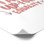 Stand up for Equality - Inclusive Pride Wall Art  ポスター (角)