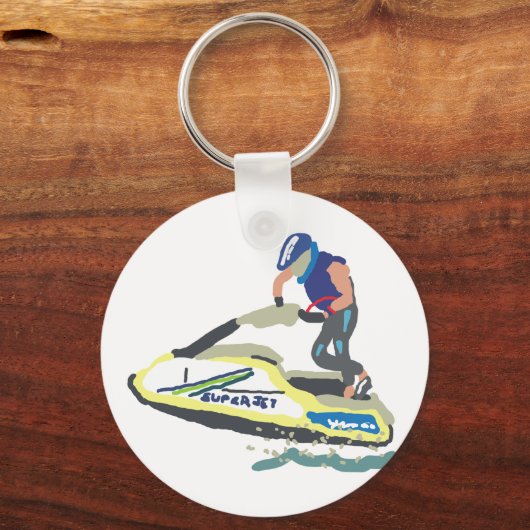 Stand Up Jet Ski SuperJet キーホルダー (正面)