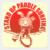 Stand up paddle surfing スクエアシール (正面)