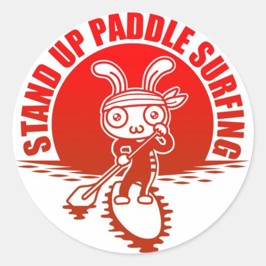 Stand up paddle surfing ラウンドシール (正面)