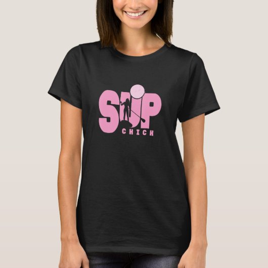 Stand Up Paddling Sup Chick Tシャツ (正面)
