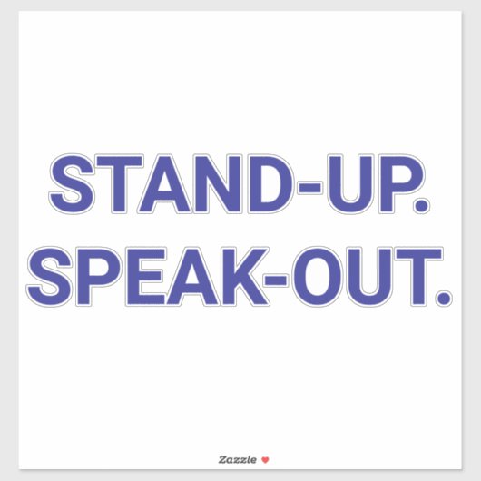 STAND-UP SPEAK-OUT Hankamer Artjunkhaus 平和 愛 シール (シート)