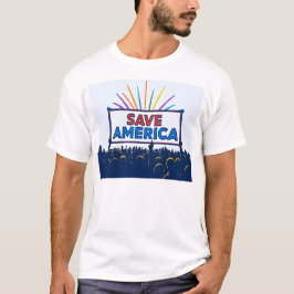 「STAND UP TODAY」アメリカ救Tシャツ Tシャツ