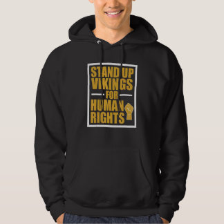 Stand Up Vikings For Human Rights Quote Saying パーカ