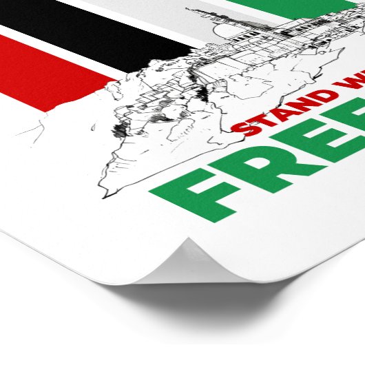 Stand With Freedom ポスター (角)