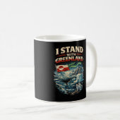 Stand with Greenland コーヒーマグカップ (正面右)