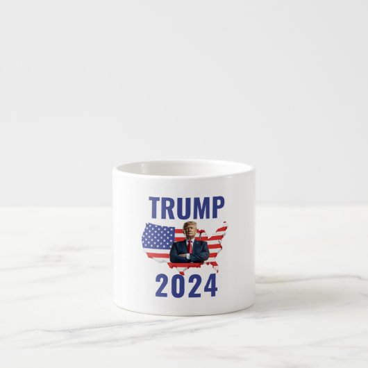 Stand with Trump: Gear Up for 2024! エスプレッソカップ (正面)