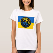 Stand with Ukraine tshirt Tシャツ (正面)