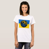 Stand with Ukraine tshirt Tシャツ (正面フル)