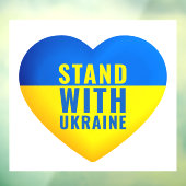 Stand with Ukraine. UKRAINE support. ウィンドウサイン (シート3)