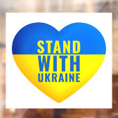 Stand with Ukraine. UKRAINE support. ウィンドウサイン (シート2)