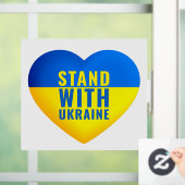 Stand with Ukraine. UKRAINE support. ウィンドウサイン (ホーム)