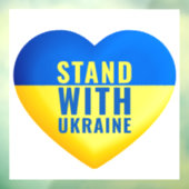 Stand with Ukraine. UKRAINE support. ウィンドウサイン (シート3)