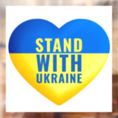 Stand with Ukraine. UKRAINE support. ウィンドウサイン (シート2)