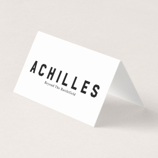 Standard, 3.5" x 2.0" Business Card 名刺 (裏面)