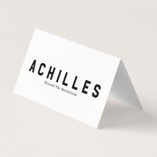 Standard, 3.5" x 2.0" Business Card 名刺 (裏面)