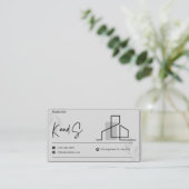 Standard, 3.5" x 2.0" Business Card 名刺 (スタンド正面)