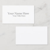 Standard, 3.5" x 2.0" Business Card 名刺 (正面/裏面)