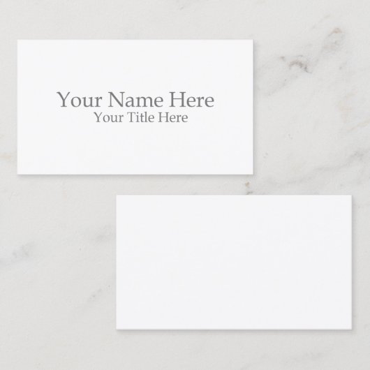 Standard, 3.5" x 2.0" Business Card 名刺 (正面/裏面)