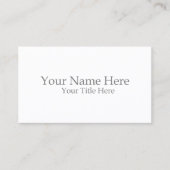 Standard, 3.5" x 2.0" Business Card 名刺 (正面)