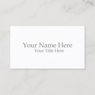 Standard, 3.5" x 2.0" Business Card 名刺