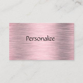 Standard 3.5" x 2.0" Business Card Stainless Metal 名刺
