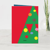 Standard, 5" x 7" Christmas Folded Holiday Card シーズンカード (裏面)