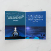 Standard, 5" x 7" Christmas Folded Holiday Card シーズンカード (内部)