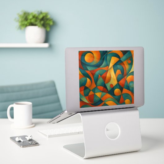 Standard Akkorde シール (デスク上のノートパソコン)