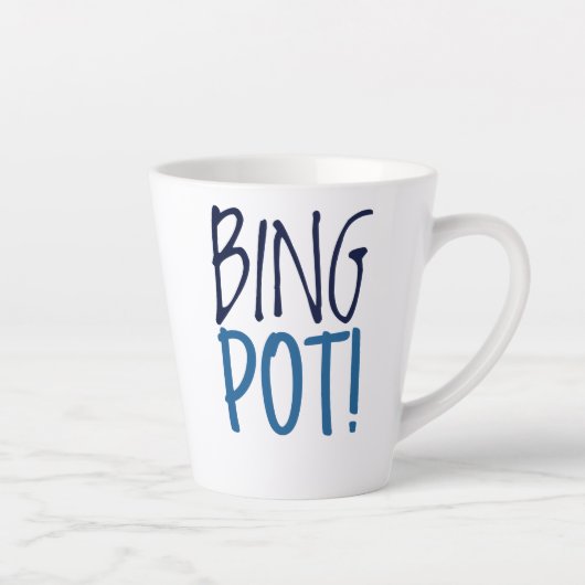 Standard Latte Mug - Bing Pot! カフェラテマグ (右)
