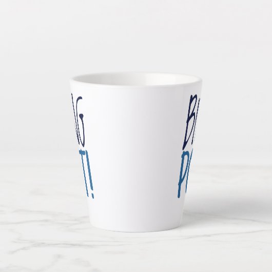 Standard Latte Mug - Bing Pot! カフェラテマグ (正面)