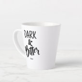 Standard Latte Mug - Dark & Bitter カフェラテマグ (左アングル)