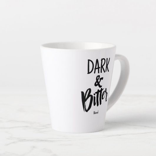 Standard Latte Mug - Dark & Bitter カフェラテマグ (右アングル)