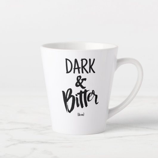 Standard Latte Mug - Dark & Bitter カフェラテマグ (右)