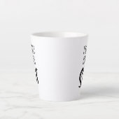 Standard Latte Mug - Too Early for This カフェラテマグ (正面)